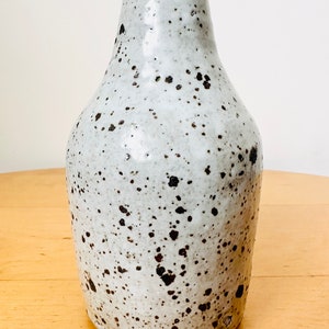 Handmade stoneware wine bottle, Wine bottle image 7