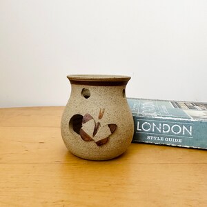 Handmade Pottery Candle Holder,Presingoll pottery, Cornwall, Tea Light Holder image 2