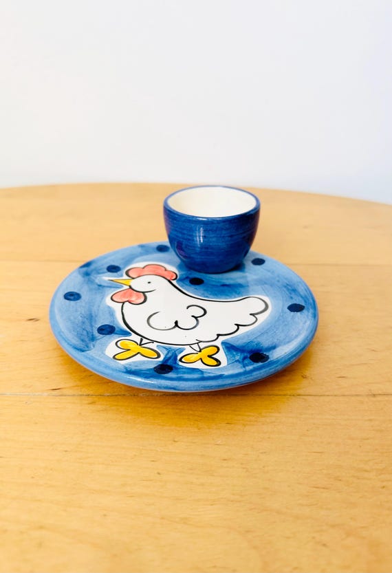 2 Pièces Coquetier Pieds De Poulet - Support Œufs Enfant Dessin Animé, PP Résistant Micro-ondes