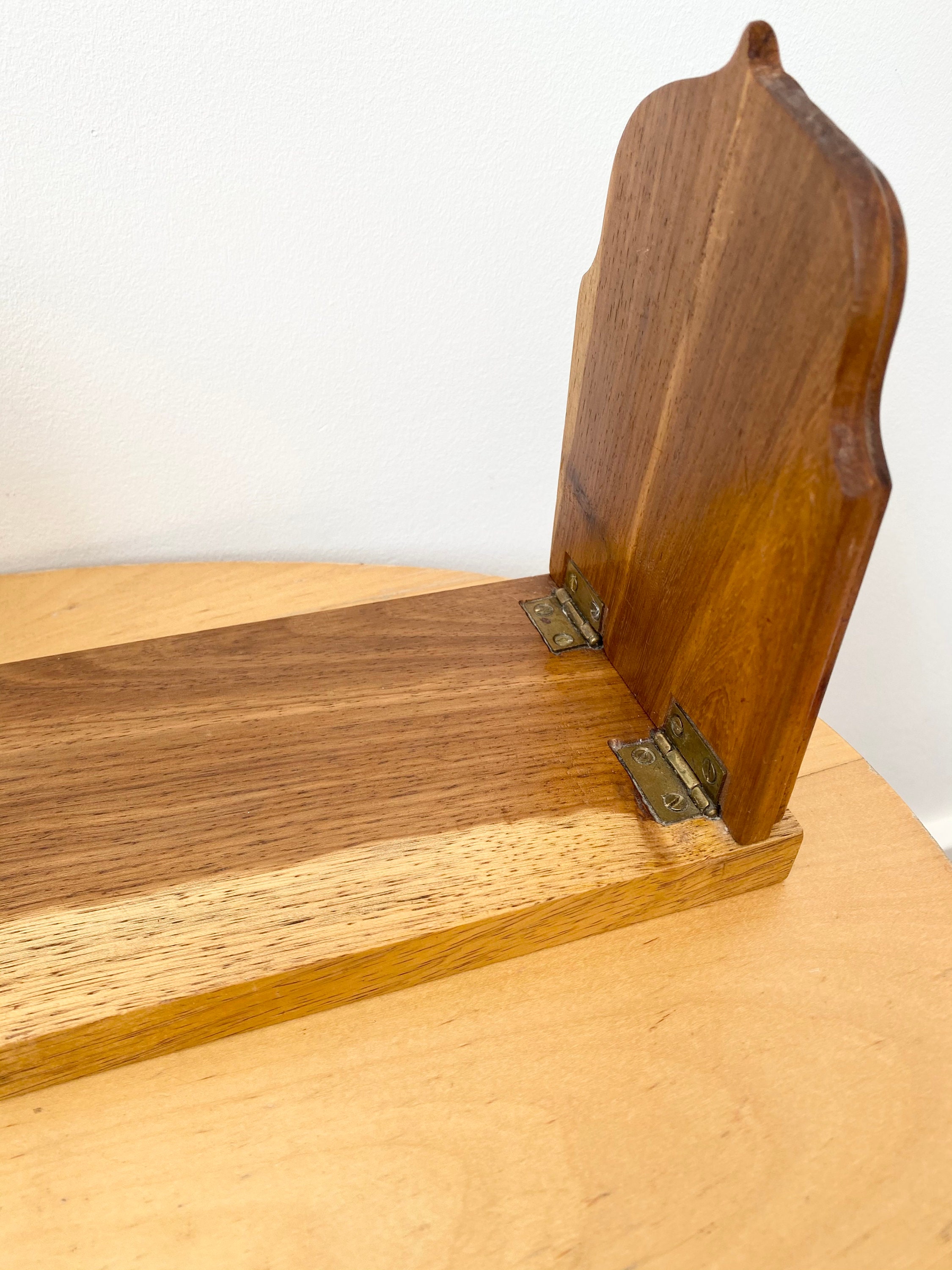 Soporte de libros tallados bookend de madera bookend de | Etsy