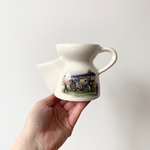 Vintage Wade Shaving Mug, Her Majesty Steamroller by Burrell 1897, Shaving Scuttle Mug, Retro  Shaving Mug