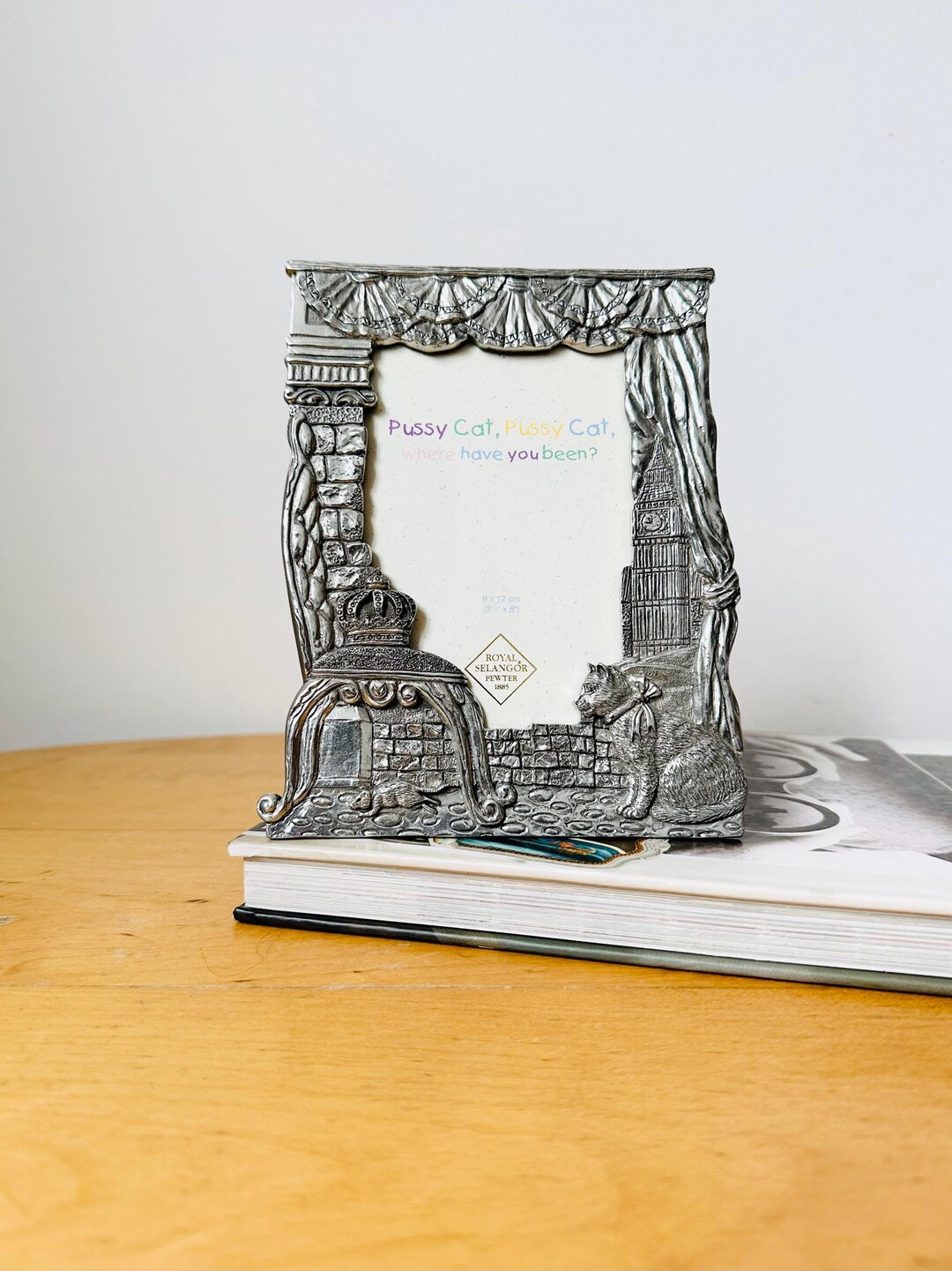 Pewter Photo Frame, 1995 Royal Selangor Pewter Rectangular Frame