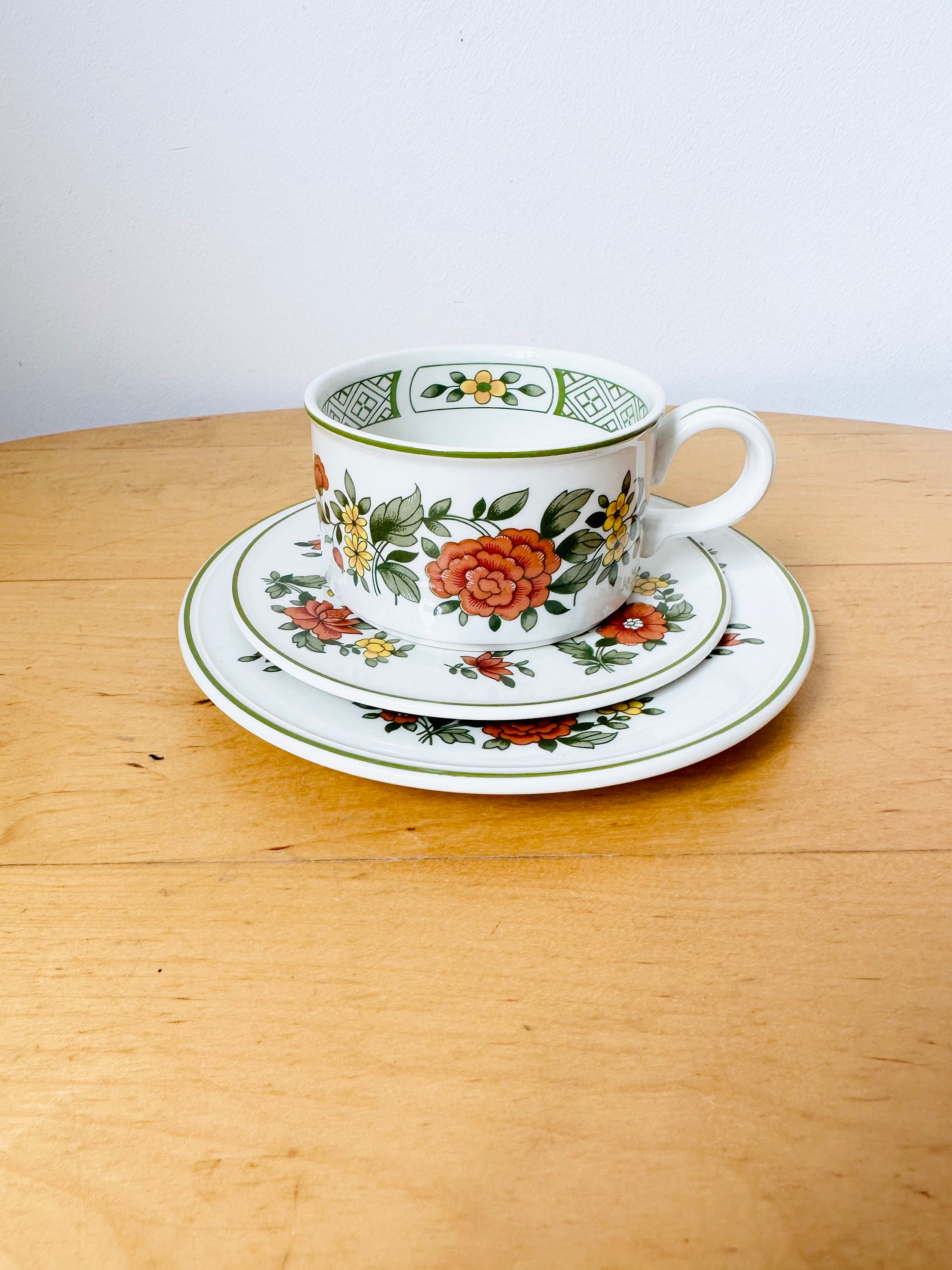 ビレロイ&ボッホ Summerday スープカップ・ソーサー 2客セット 楽天市場】ビレロイ＆ボッホ Villeroy&Boch 1970年 サマーデイ カップ