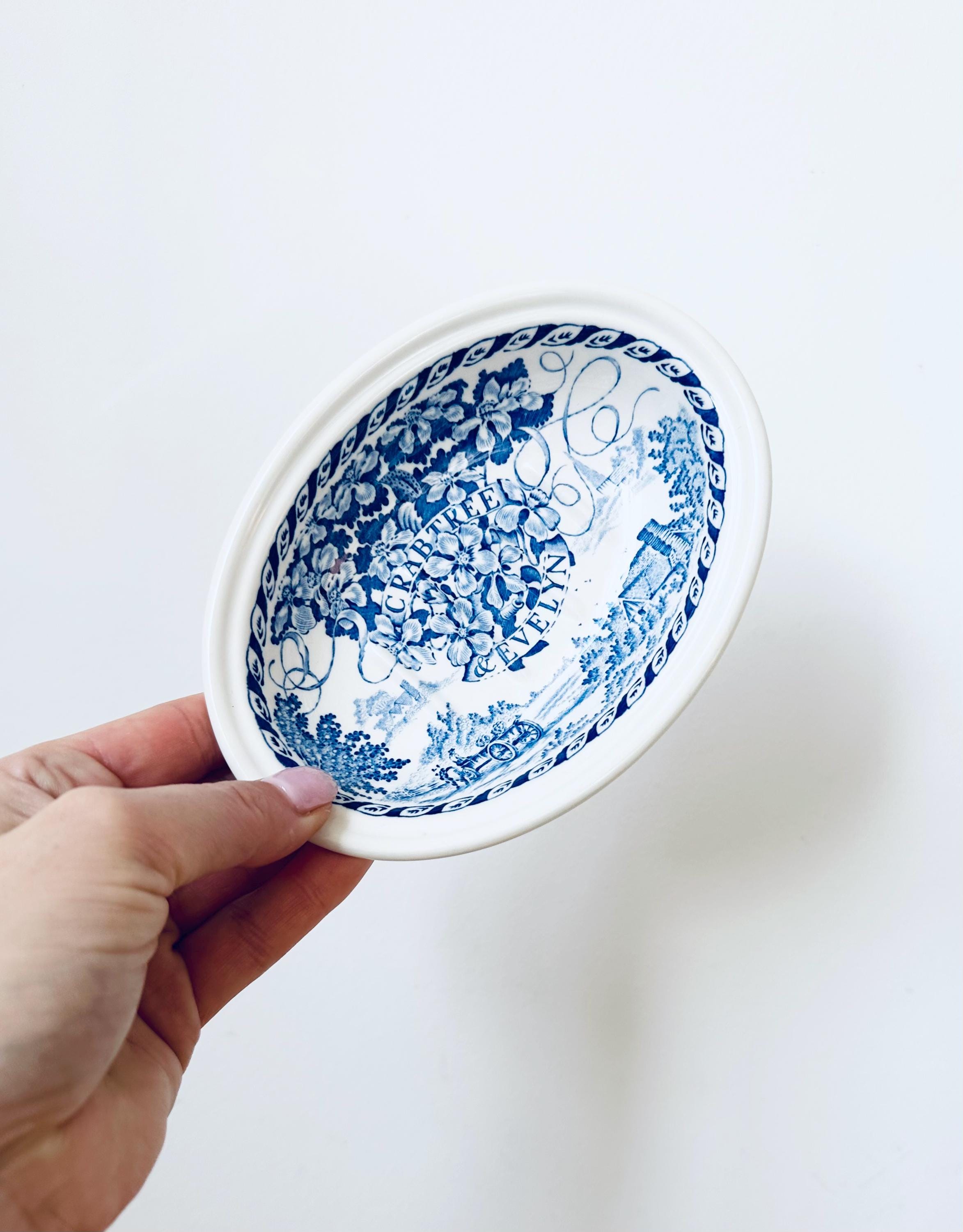 Porte-Savon CÉRAMIQUE rasage MASON’S For Crabtree & Evelyn