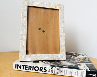 Mother of Pearl Photo Frame, Picture Frame, 7”x5  Photography Frame