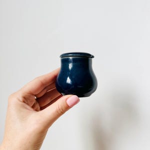 Mustard Pot, Small Ceramic Kitchen Jar, Handmade Pottery Mustard Jar