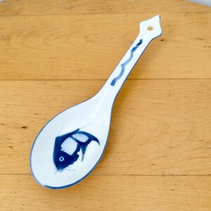 Large Chinese Serving Spoon, Rice Grain Pattern, Asian Spoon - Etsy UK
