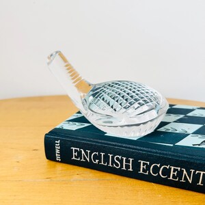 Crystal Glass Golf Driver Paperweight, Gift For Golf Lover