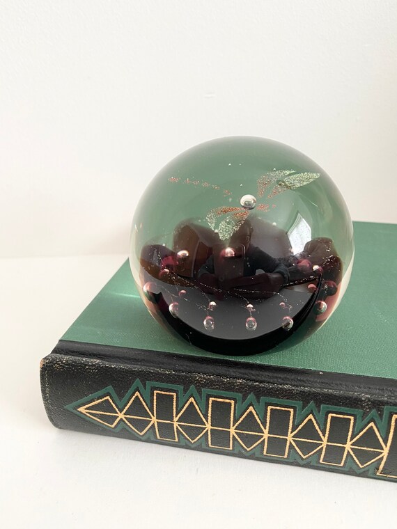 Rare Caithness paperweight, Limited Edition Dragonfly Glass Paperweight