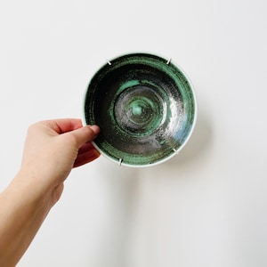 Handmade Wall Plate, Green Wall Plaque, Wall Hanging, Pottery Wall Decor