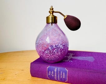 ヴィンテージ ケイスネス 香水瓶 アトマイザー 手作りガラス