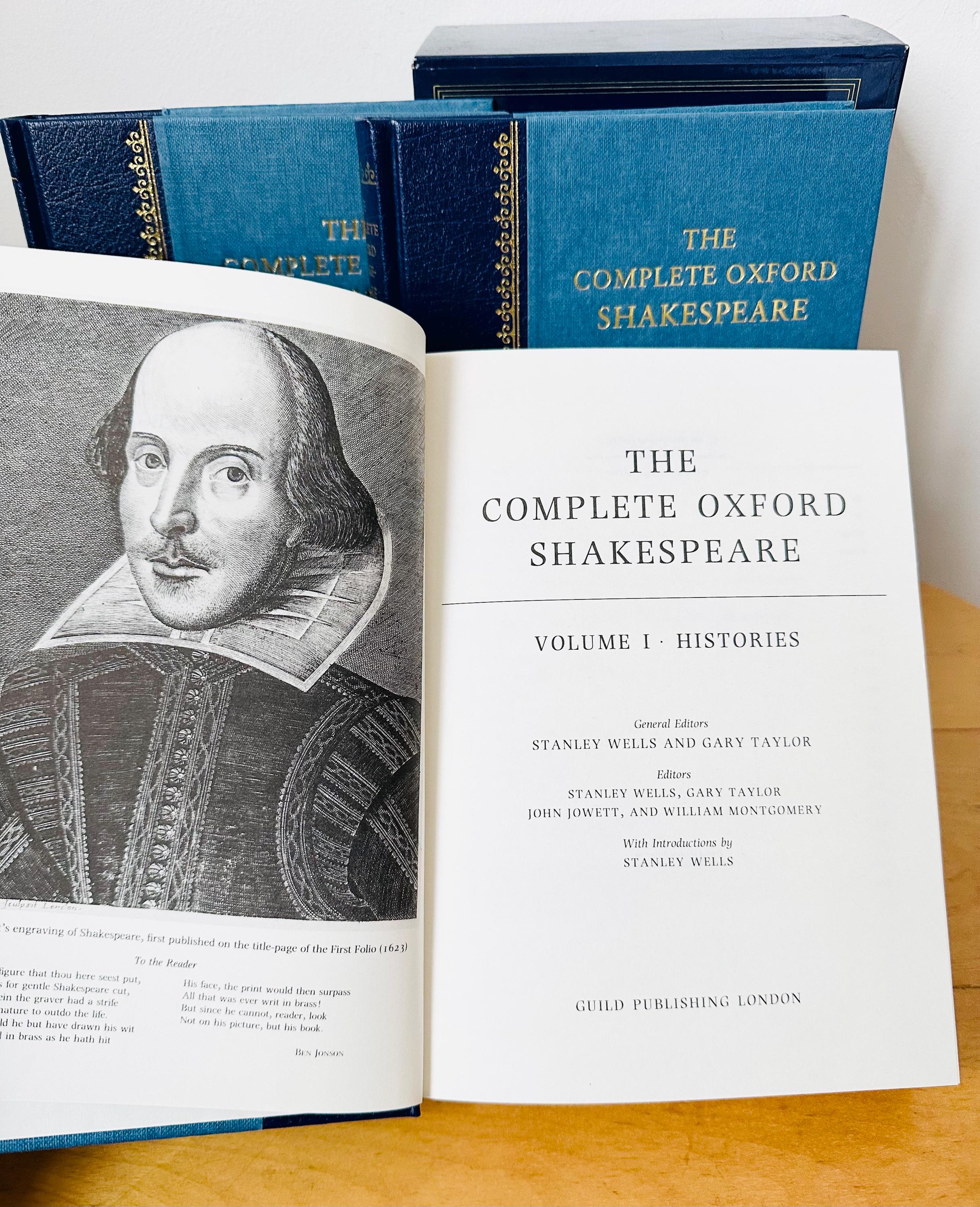 The Complete Oxford Shakespeare in 3 Volumes, Histories, Tragedies