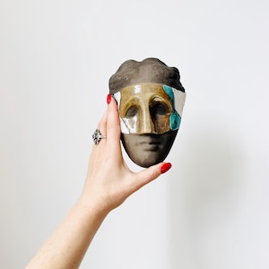 Handmade Clay Mask, Wall Hanging, Mask, Wall Decor