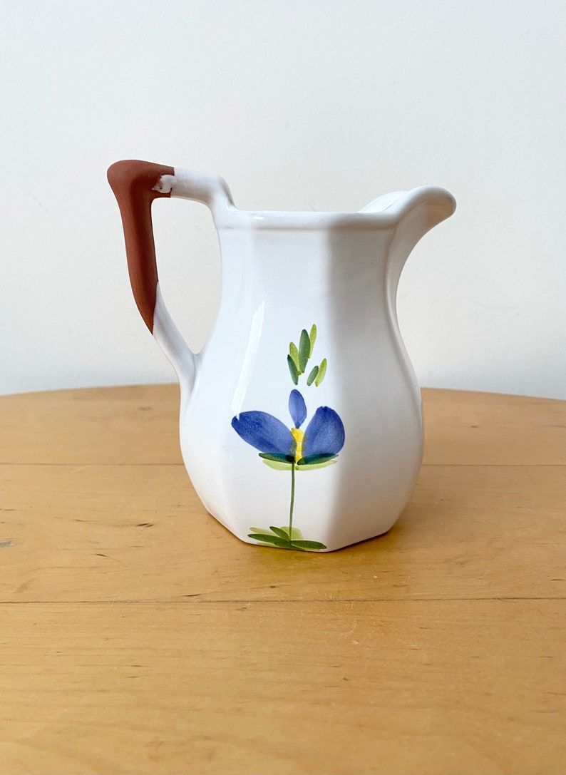 Hand painted ceramic jug, Small jug, Small pitcher image 4