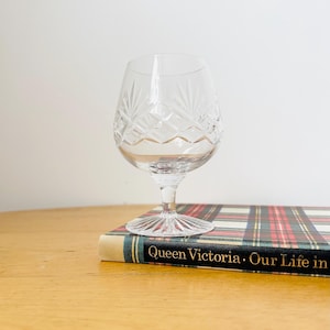 Crystal Brandy Glass, Stuart Crystal Bourbon Balloon Sniffer