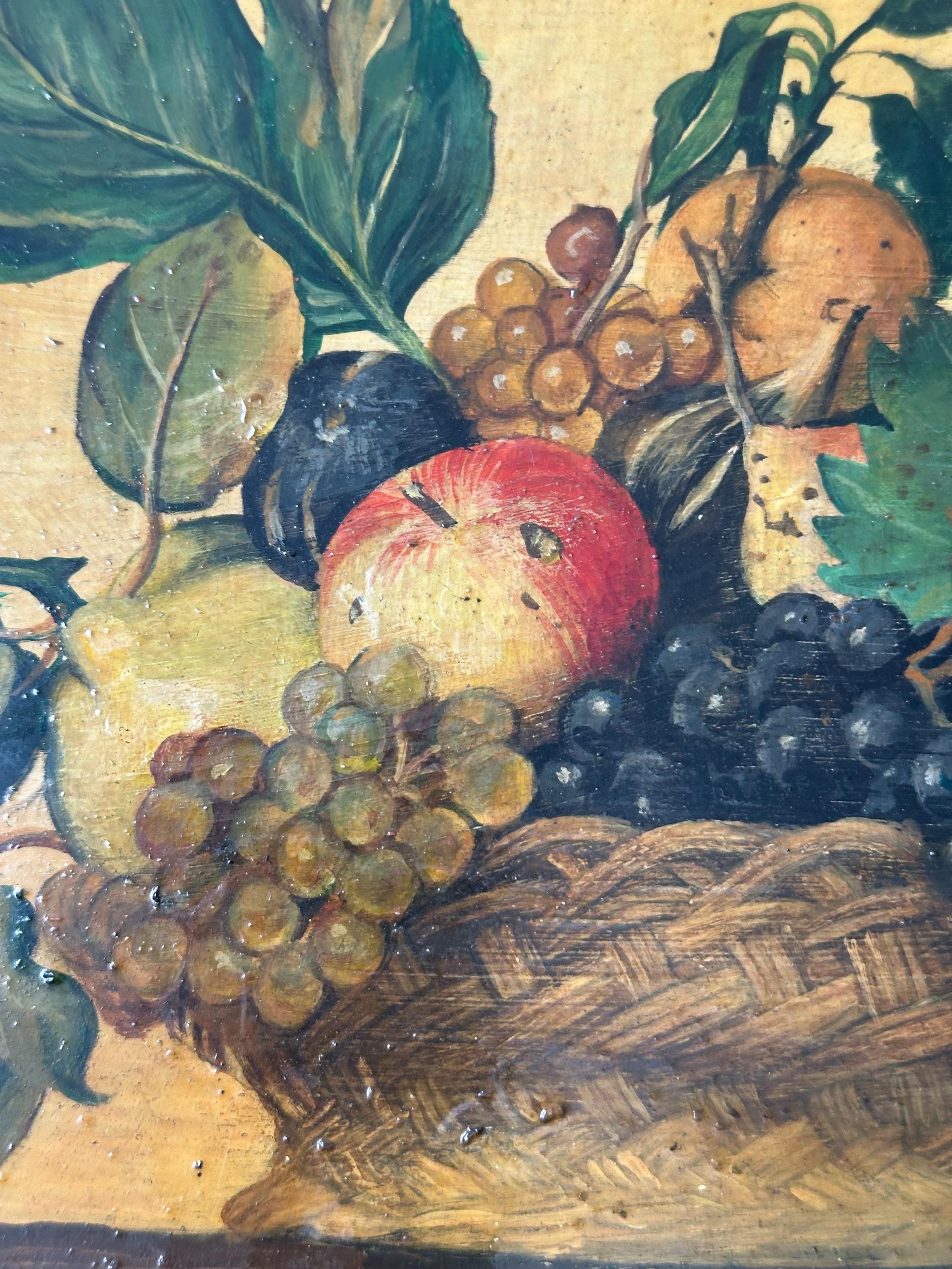 カラヴァッジョの「果物籠」の複製、額なし油絵、静物画 - Etsy 日本
