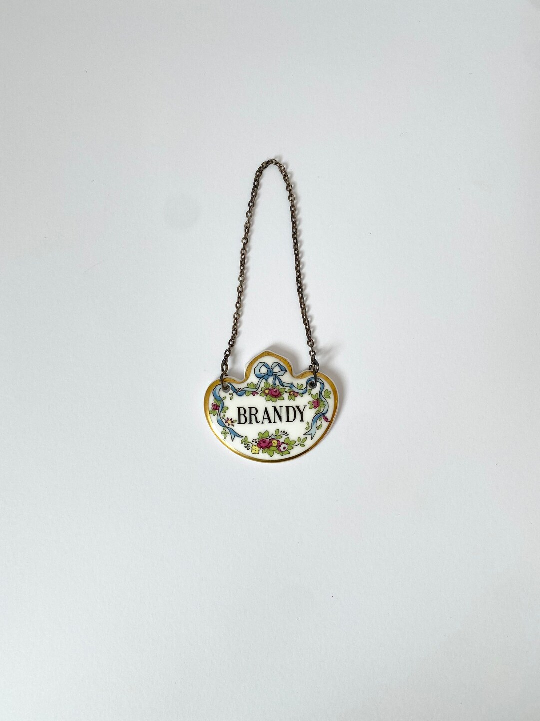 Porcelain Decanter Label Brandy Decanter Label Coalport Etsy