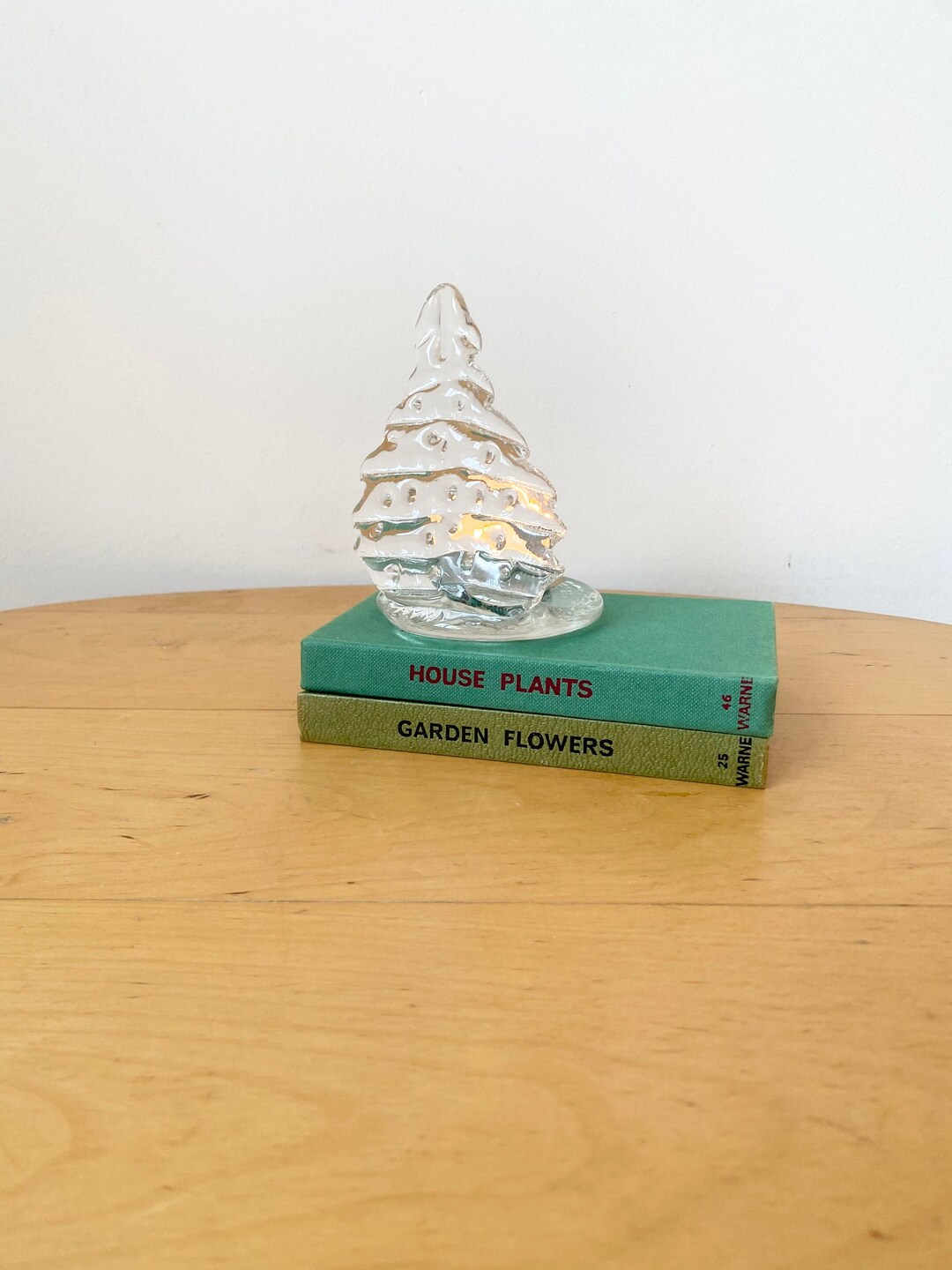 Glass Christmas Tree Candle Holder Etsy UK