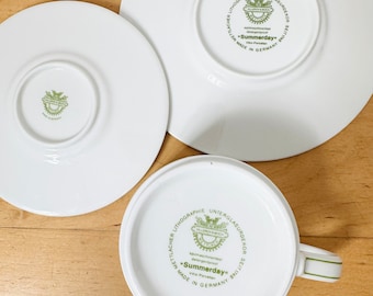 Villeroy & Boch Summerday Coffee Cup and Saucer - Etsy Hong Kong