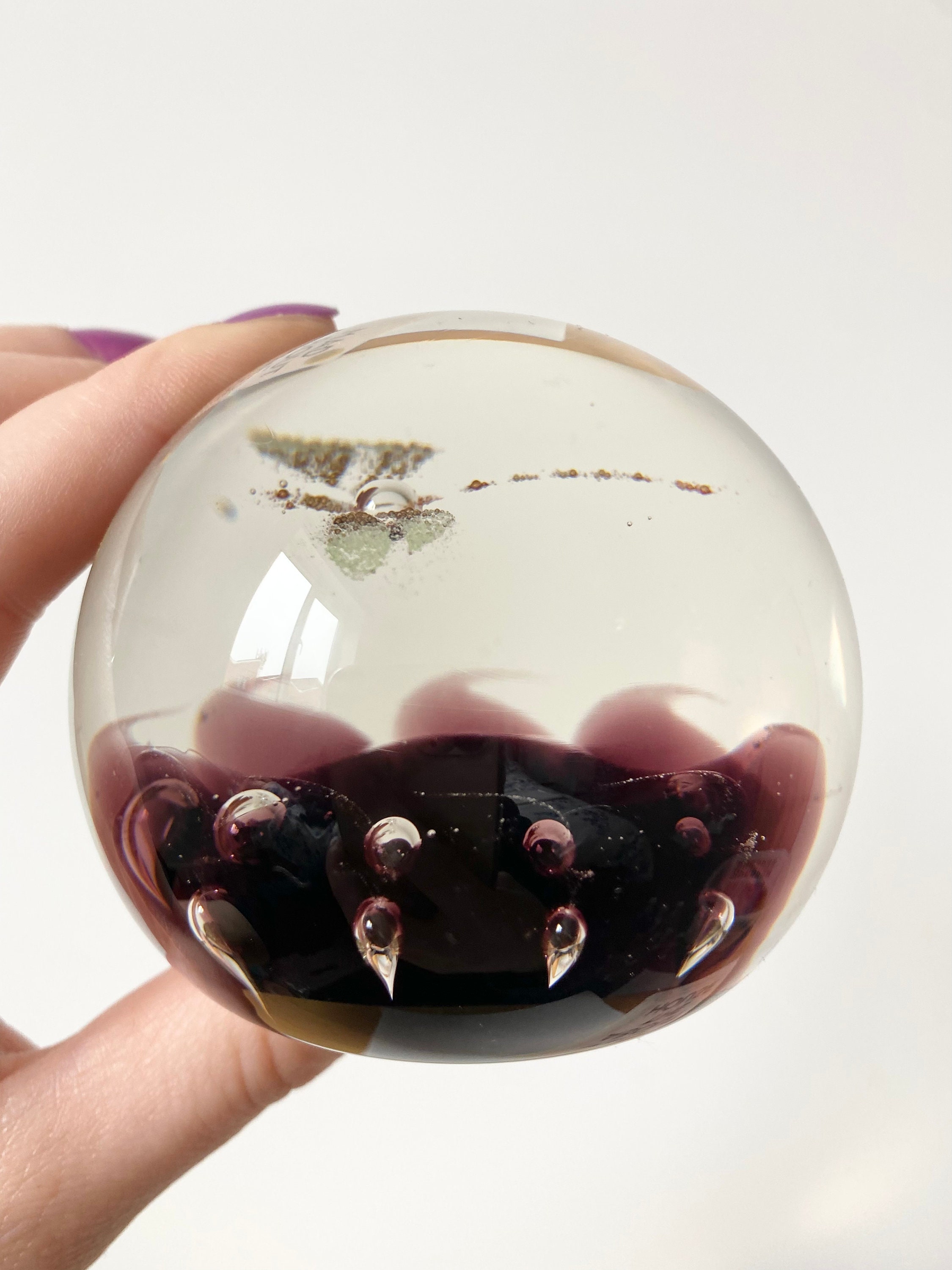 Rare Caithness paperweight, Limited Edition Dragonfly Glass Paperweight