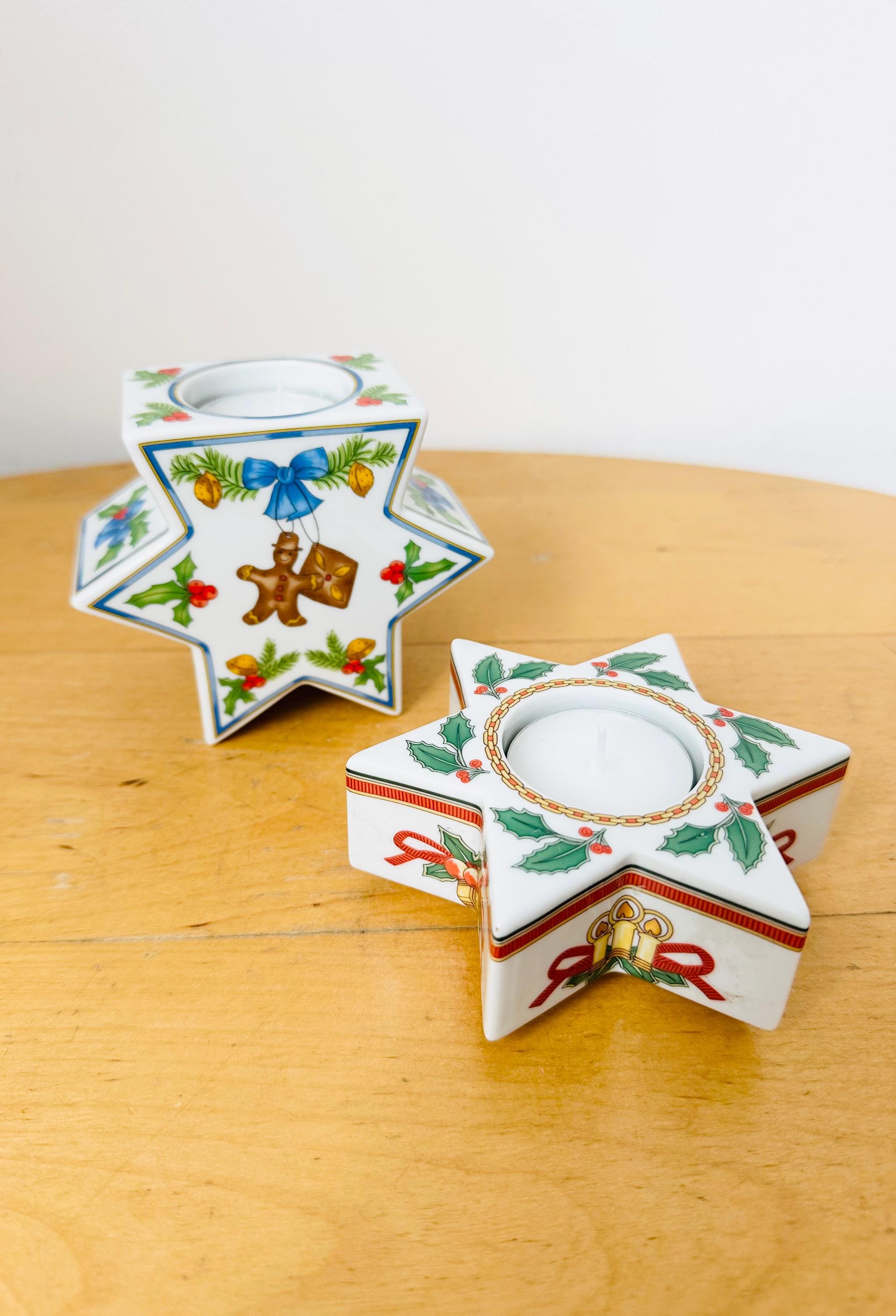 Hutschenreuther - Portacandela con Babbo Natale