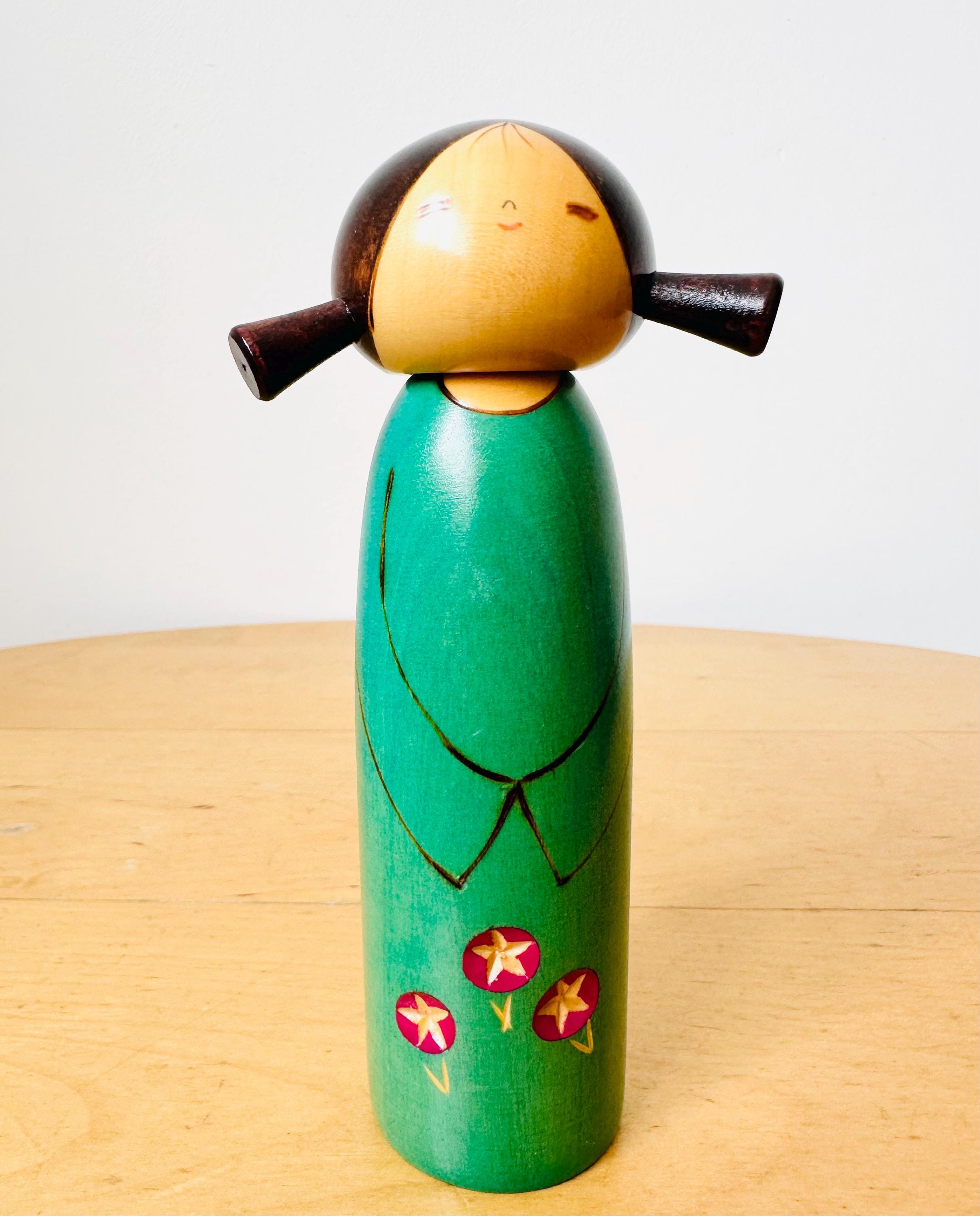 こけし人形、木製手描きの日本人形、こけし人形、アートフォーラム