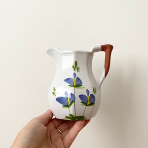 Hand painted ceramic jug, Small jug, Small pitcher image 9