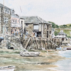 Philip Glyn Martin, Salcombe, Nautical Print, Fishing Boats, Limited Edition Print, Unframed Print image 6