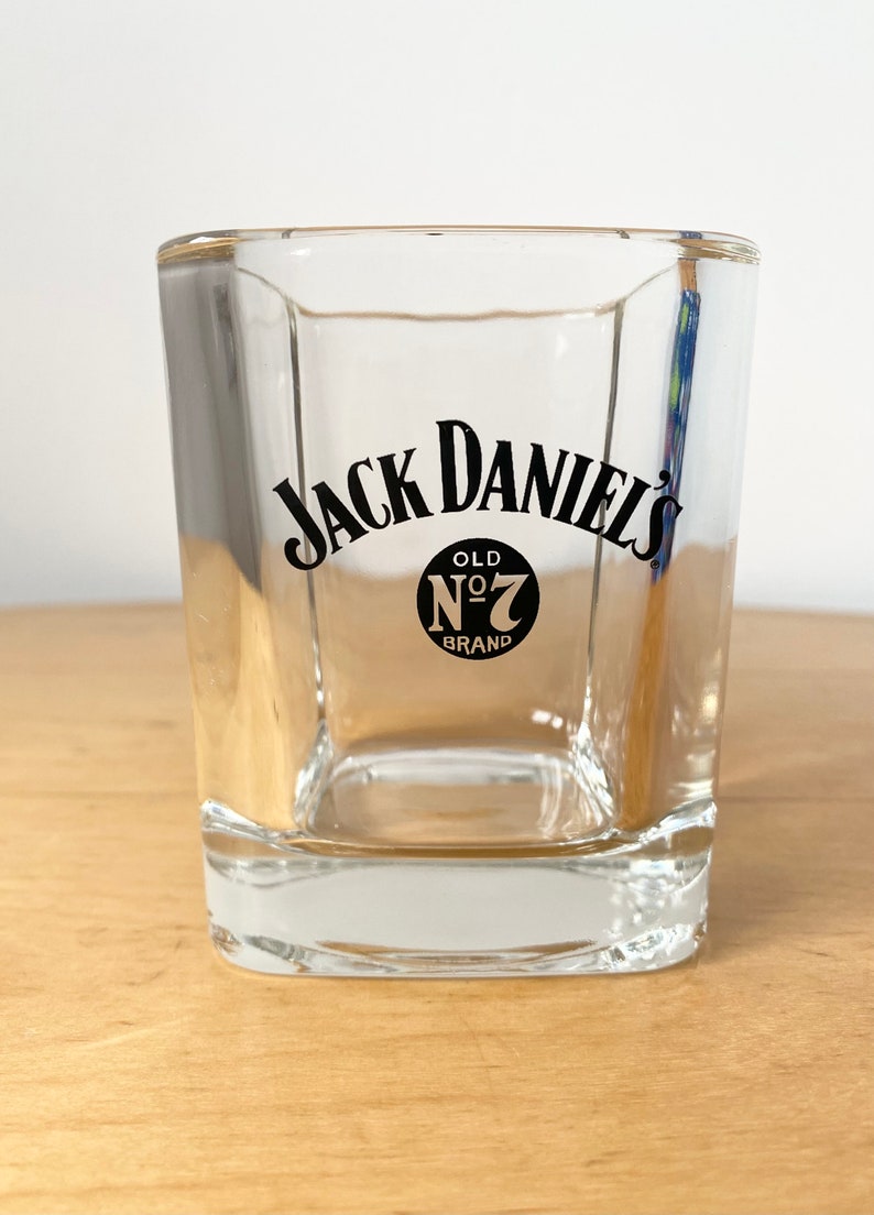 Jack Daniel's Whisky Glass Father's Day Gift Etsy