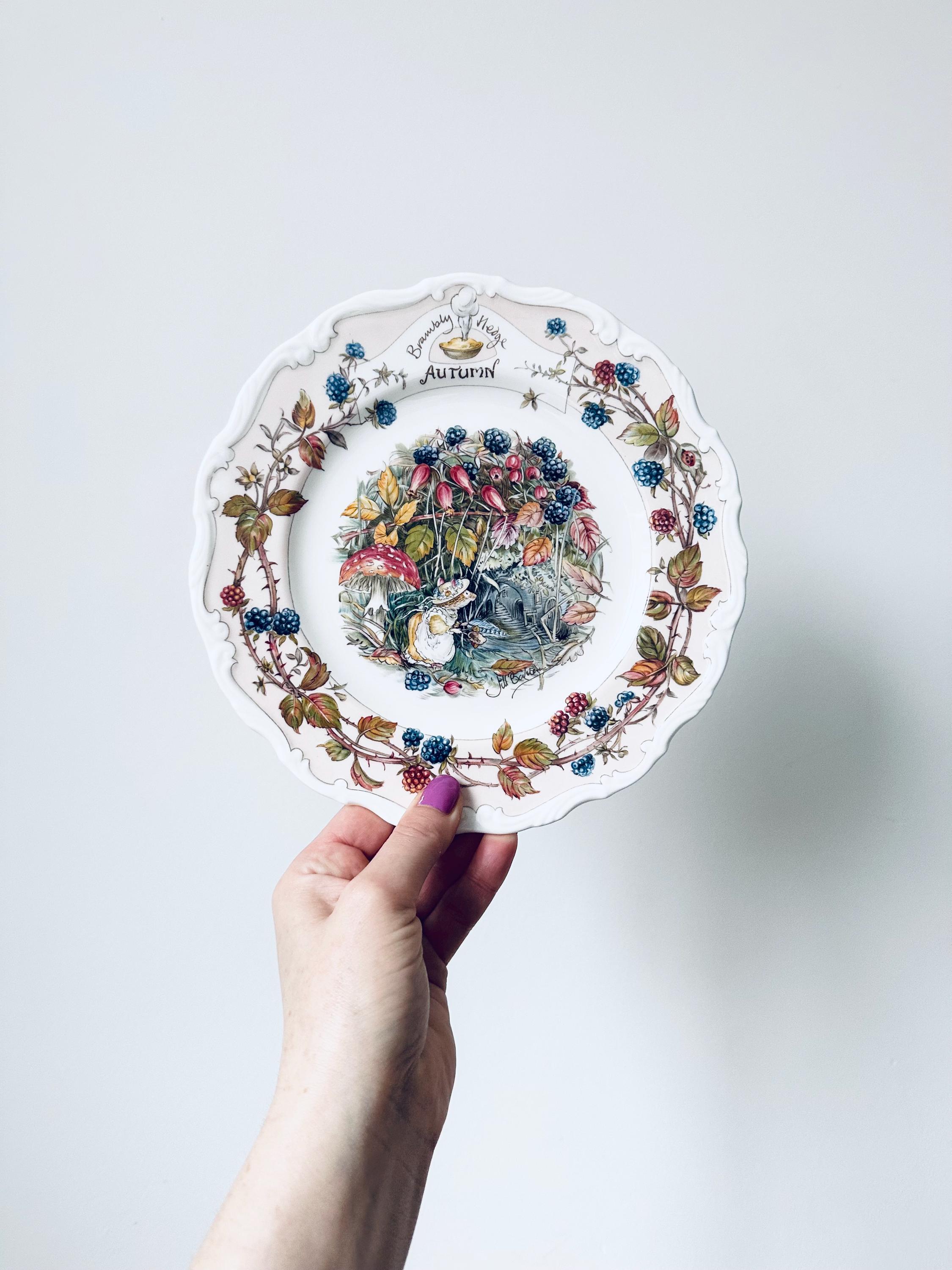 Brambly hedge plate - Etsy 日本