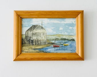 Original Water Colors Framed Painting 11X14 - Etsy