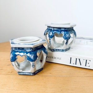 Antique Japanese Oil Burners, Arita Porcelain