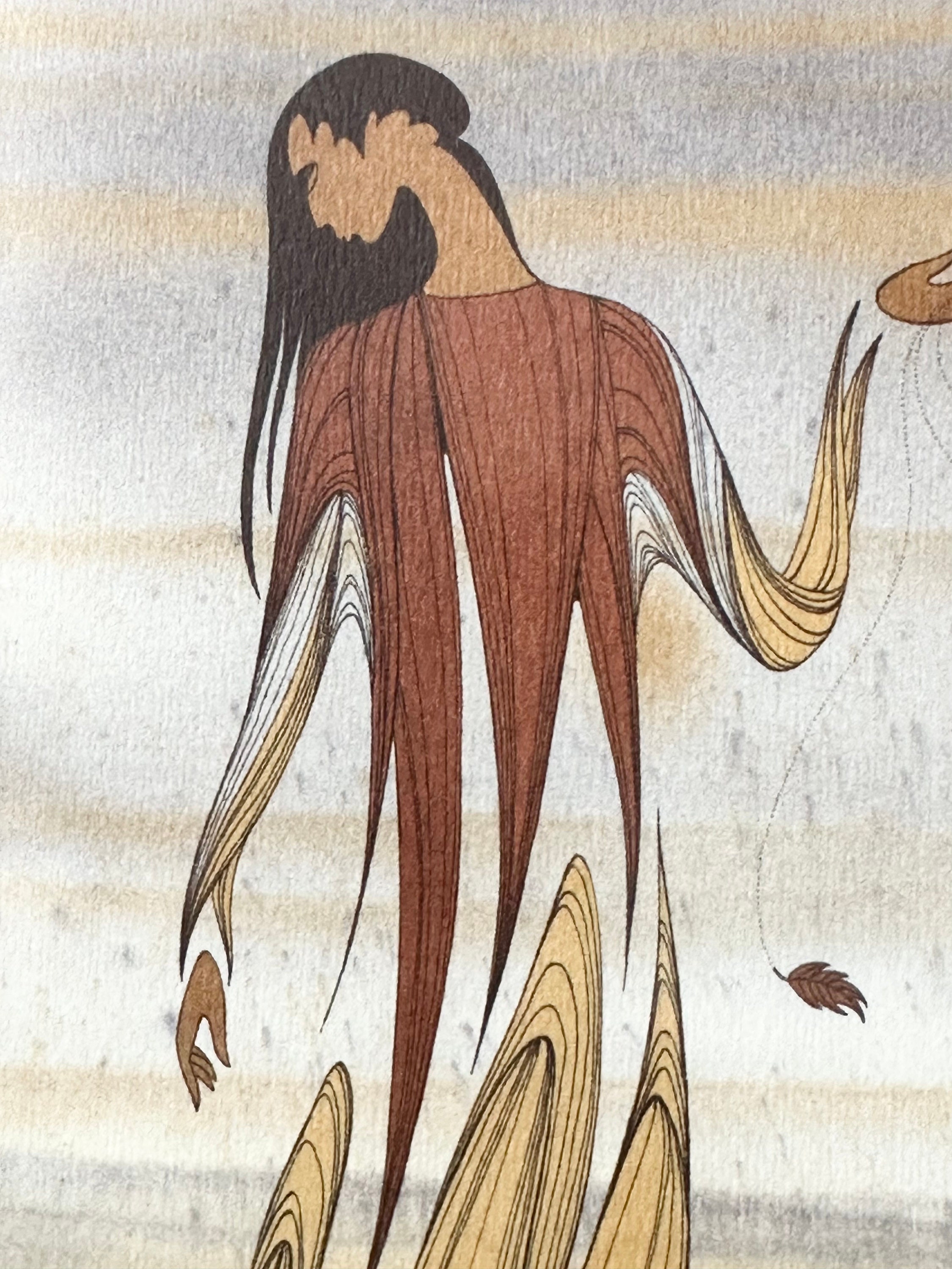 Maxine Noel Ioyan Mani Framed Woman Print, Approch of the Feature