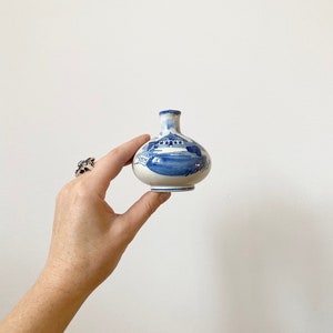 BOLS Zenith DELFT Hand-painted Ceramic Jug, Miniature Vintage Jug, Delft Jug, Hand-painted Vintage Pitcher, Holland, Blue and white jug