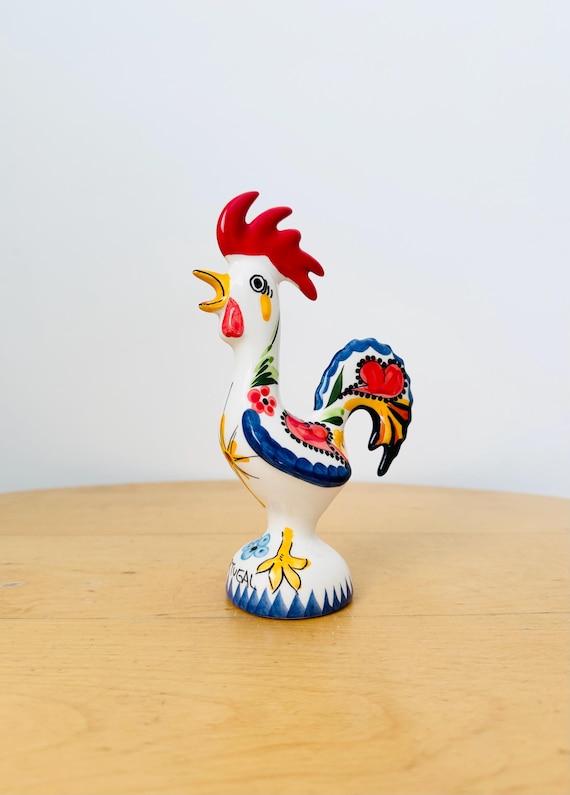 ポルトガルのバルセロスの雄鶏、手描きの雄鶏、民芸品 - Etsy 日本