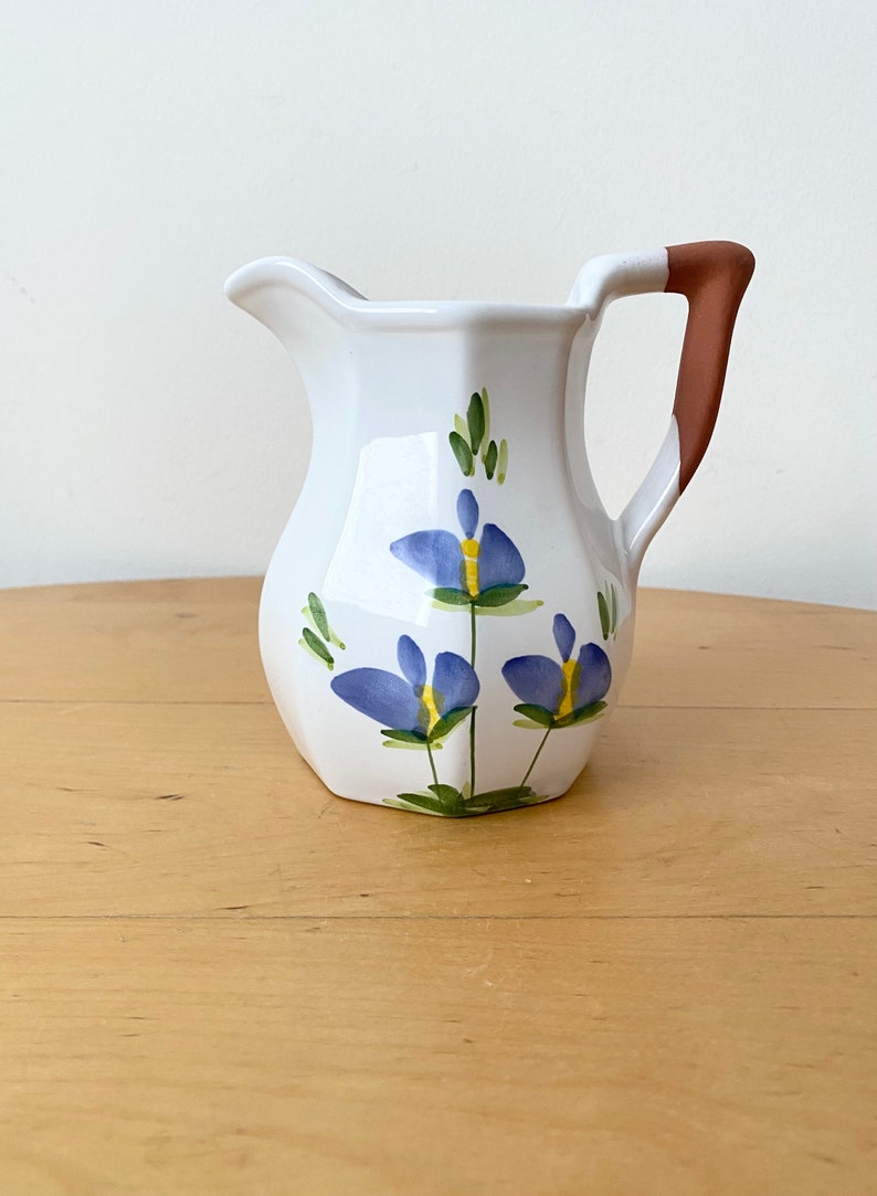 Hand painted ceramic jug, Small jug, Small pitcher image 8