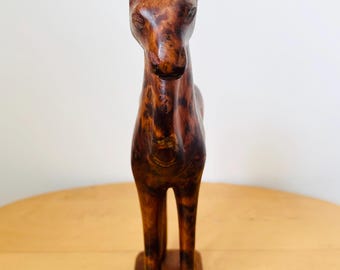 ヴィンテージの手彫り木製馬の彫刻、馬の置物 - Etsy 日本