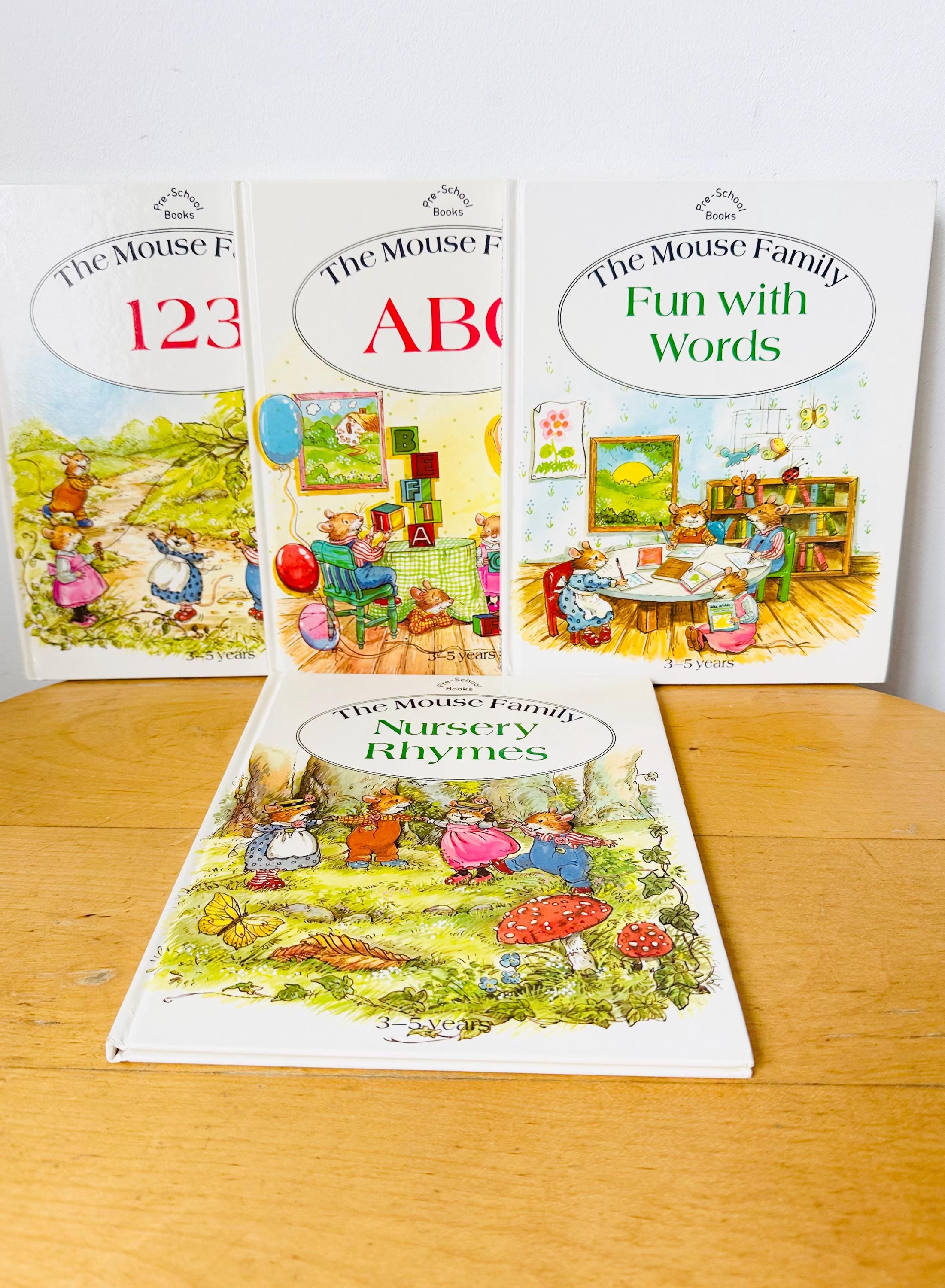 Bundle of 4 Books, the Mouse Family Children's Hardback Books, 3-5