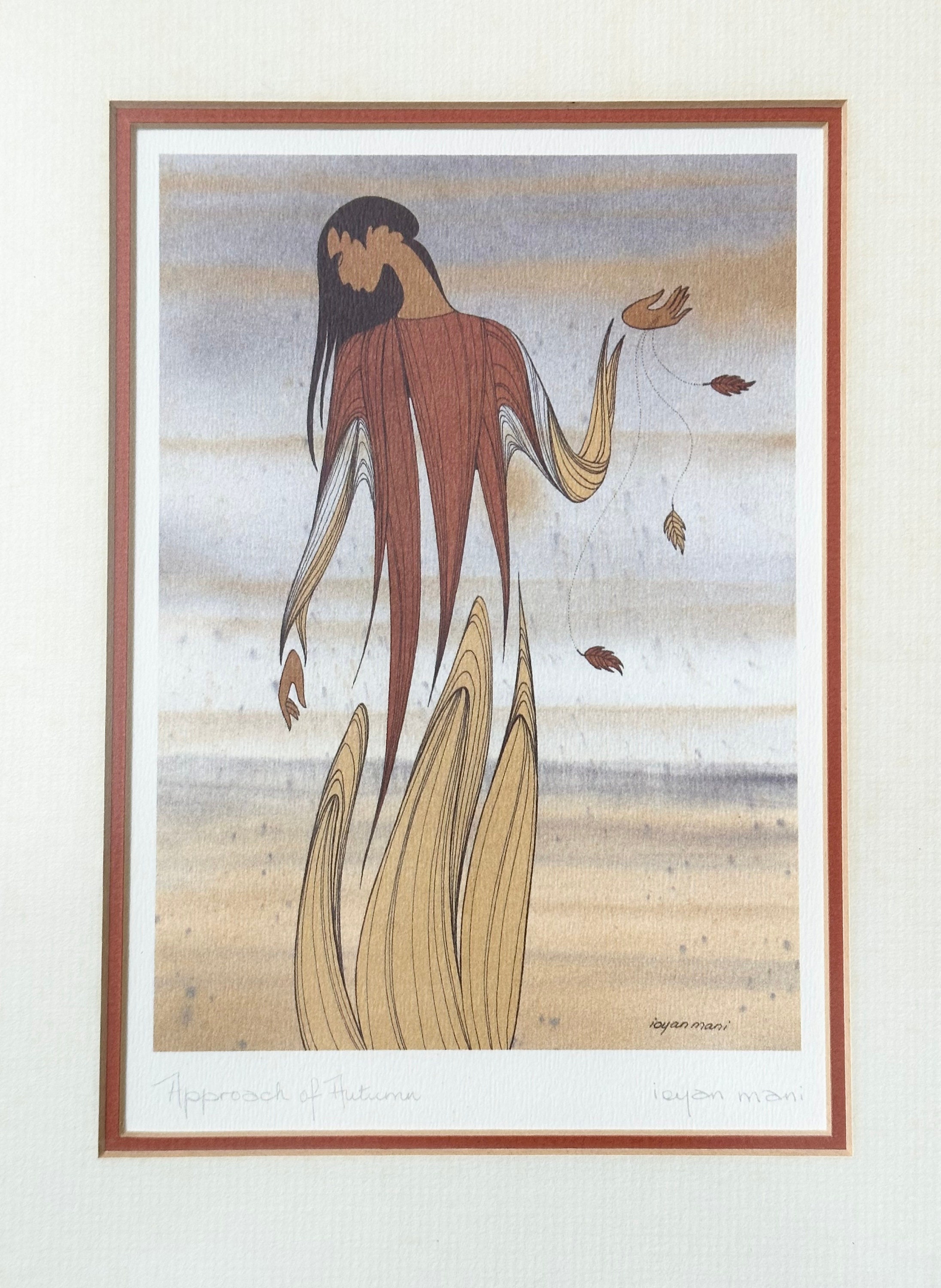 Maxine Noel Ioyan Mani Framed Woman Print, Approch of the Feature