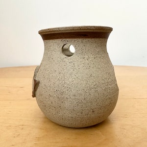 Handmade Pottery Candle Holder,Presingoll pottery, Cornwall, Tea Light Holder image 4
