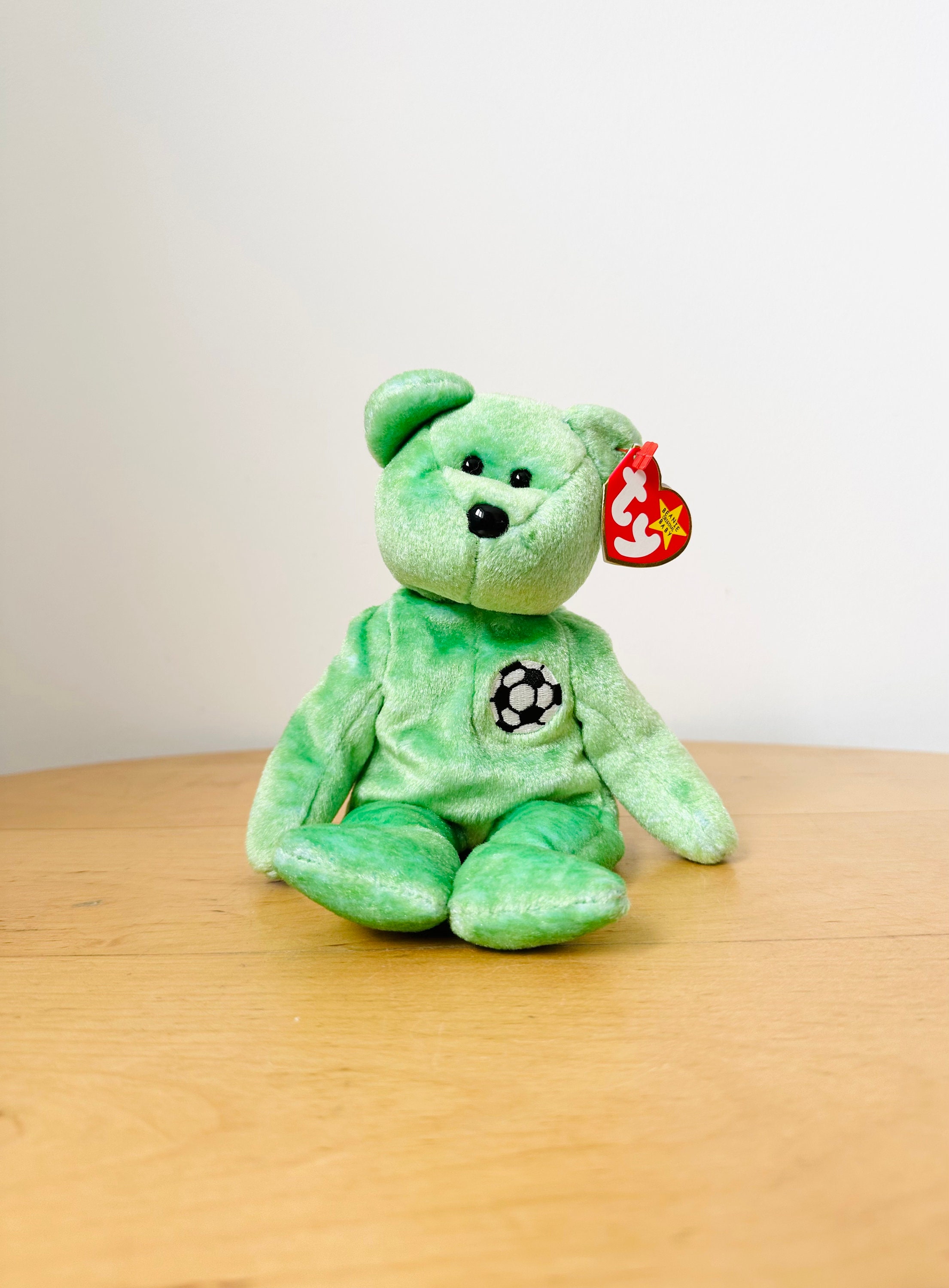 Ty ビーニーベイビーズ、サッカーベア、1990年代 - Etsy 日本