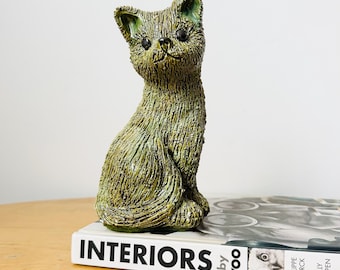 ヴィンテージアート陶器の水玉模様の猫 - Etsy 日本