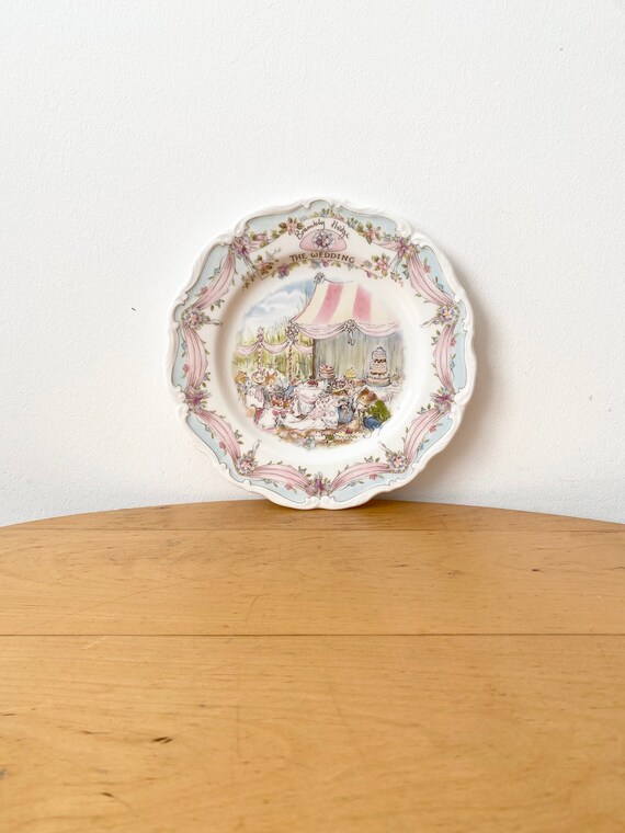 Brambly Hedge the Wedding Plate, Royal Doulton Porcelain Plate -  Canada