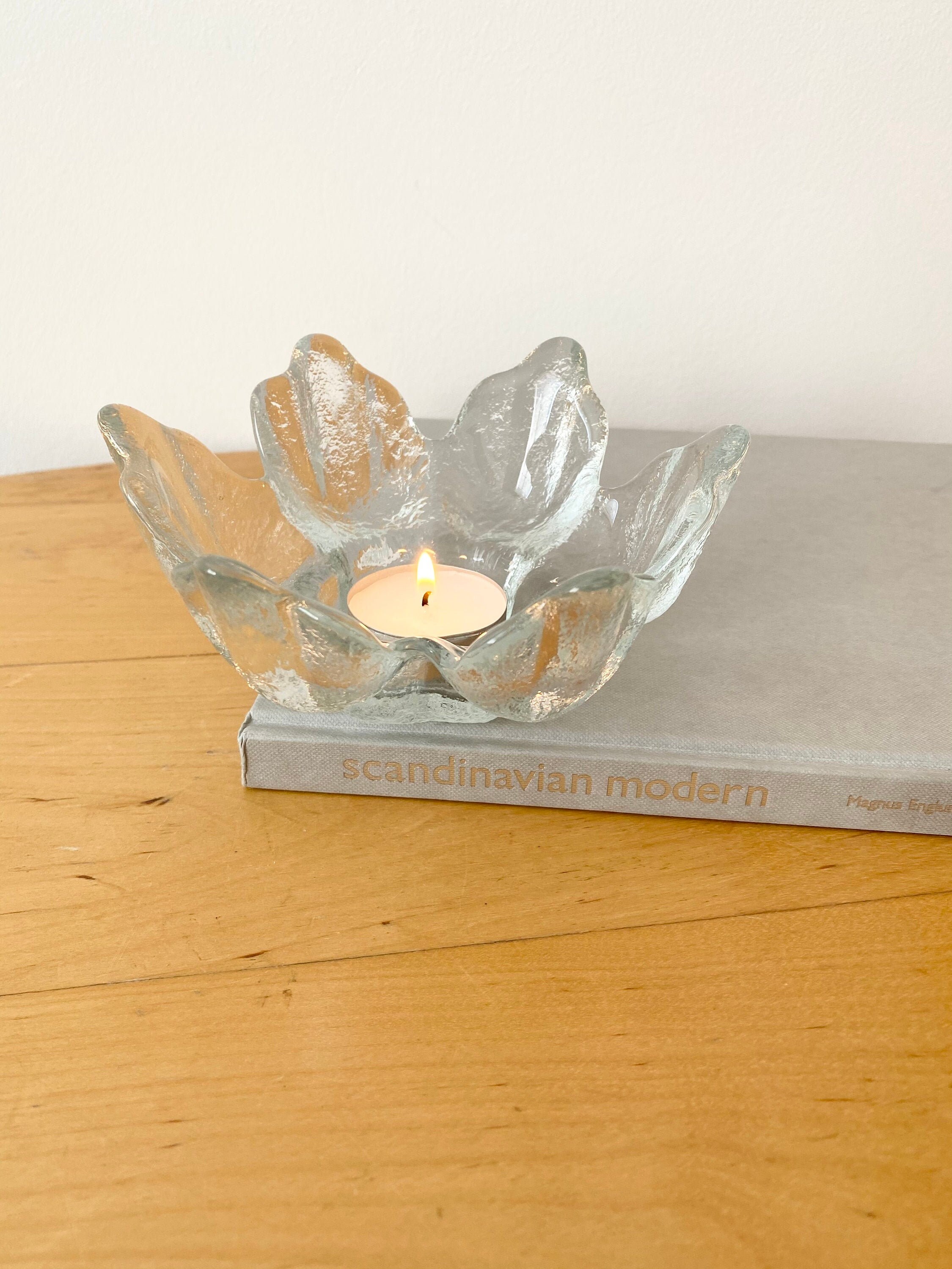 Kosta Boda Sunflower Candle Holders Designed by Göran Wärff Etsy