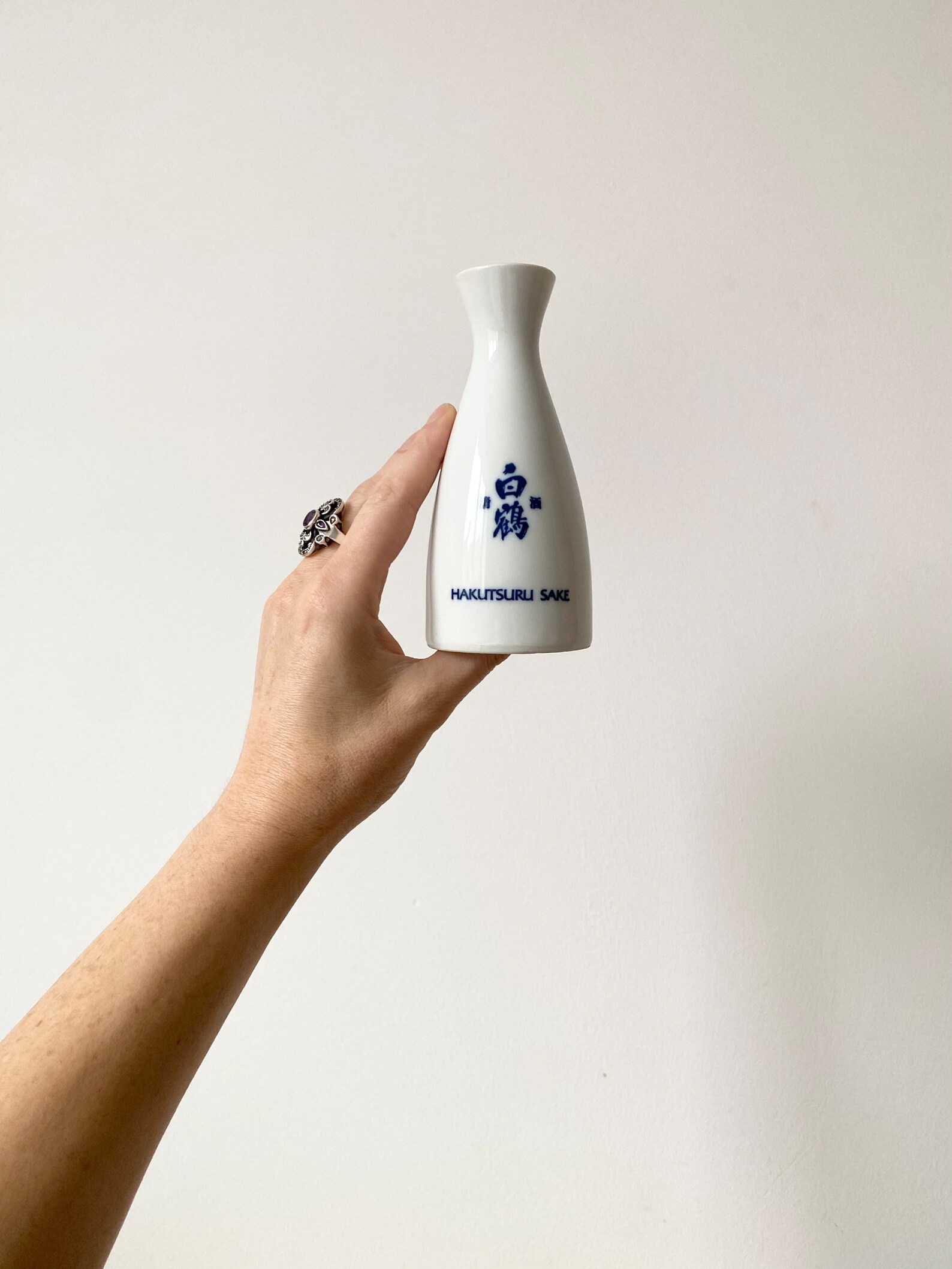 Japanese Hakutsuru Sake Set Sake Bottle & 2 Cups Japanese Etsy