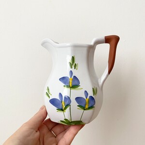 Hand painted ceramic jug, Small jug, Small pitcher image 2