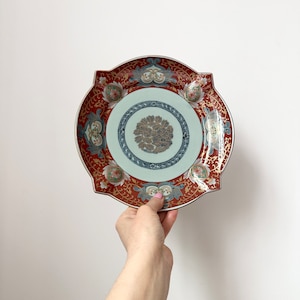 Japanese Imari Plate, Hand-painted Porcelain Plate