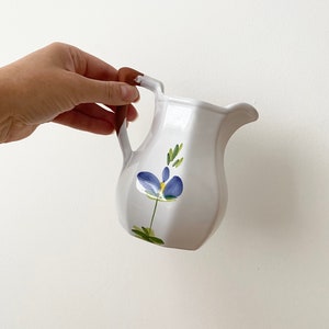 Hand painted ceramic jug, Small jug, Small pitcher image 5