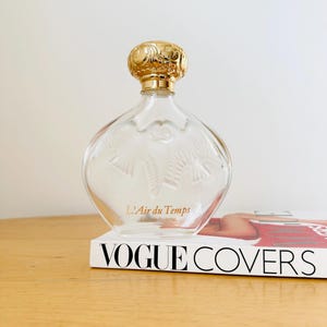 L'Air du Temps Nina Ricci, Empty Perfume Bottle, Collectible Perfume Bottle
