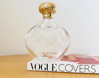 L'Air du Temps Nina Ricci, Empty Perfume Bottle, Collectible Perfume Bottle